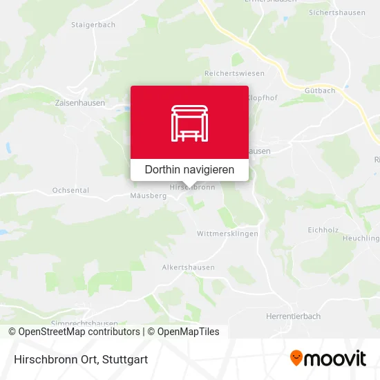 Hirschbronn Ort Karte