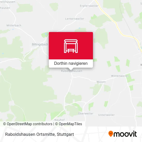 Raboldshausen Ortsmitte Karte