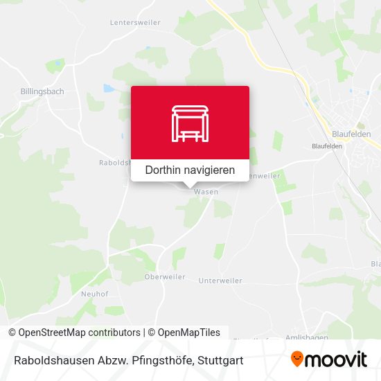 Raboldshausen Abzw. Pfingsthöfe Karte