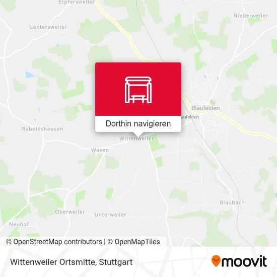 Wittenweiler Ortsmitte Karte