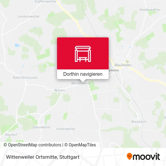 Wittenweiler Ortsmitte Karte