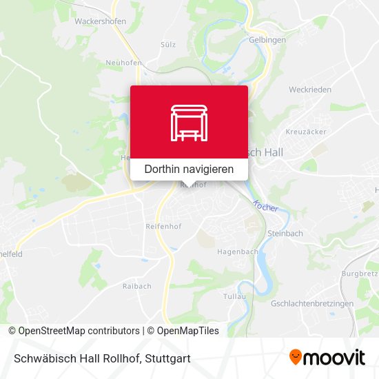 Schwäbisch Hall Rollhof Karte