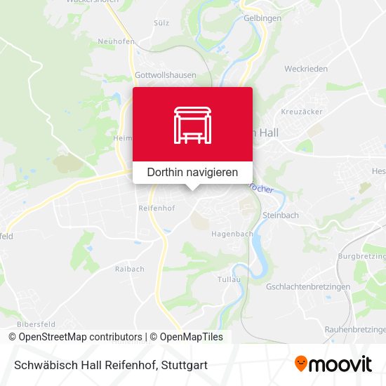 Schwäbisch Hall Reifenhof Karte