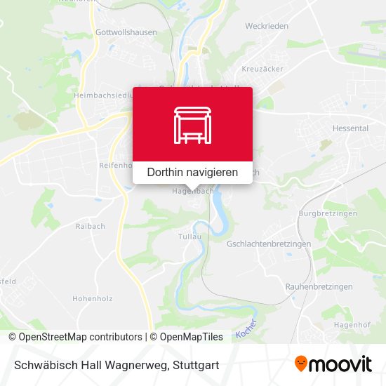 Schwäbisch Hall Wagnerweg Karte