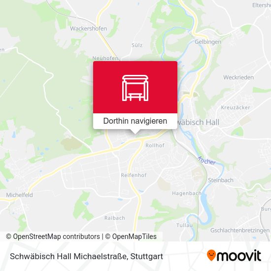 Schwäbisch Hall Michaelstraße Karte