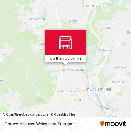 Gottwollshausen Weingasse Karte