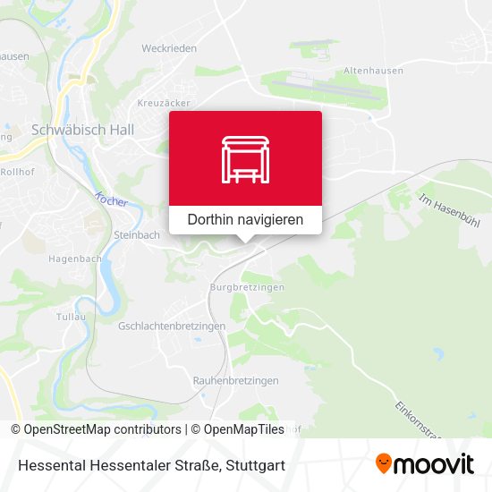 Hessental Hessentaler Straße Karte