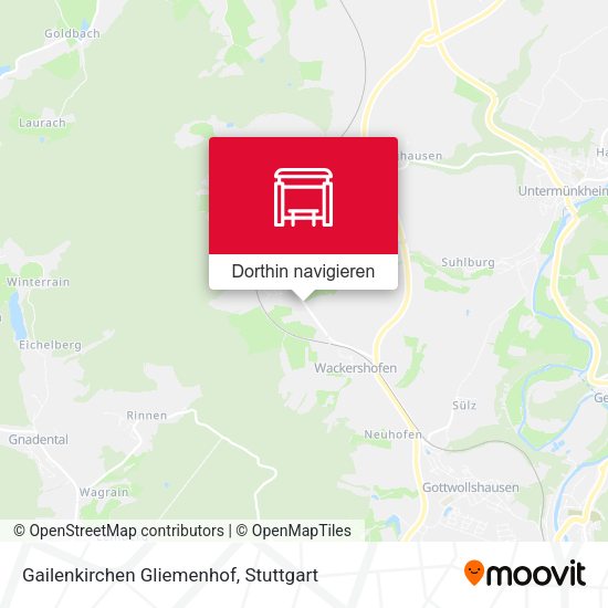 Gailenkirchen Gliemenhof Karte