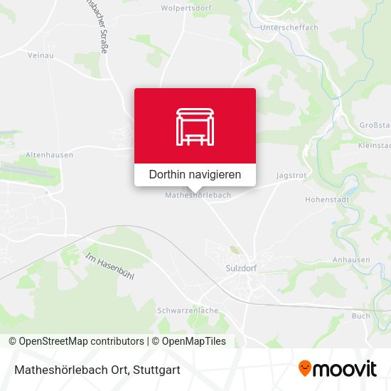 Matheshörlebach Ort Karte