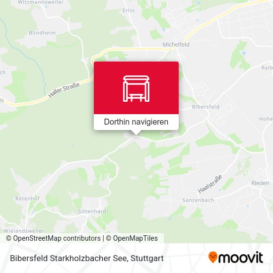 Bibersfeld Starkholzbacher See Karte
