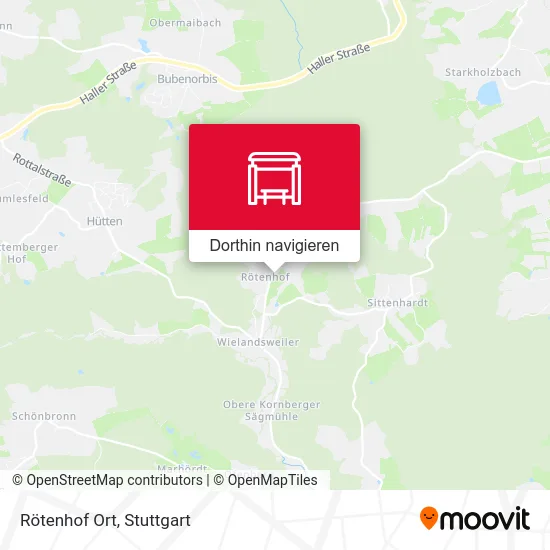 Rötenhof Ort Karte