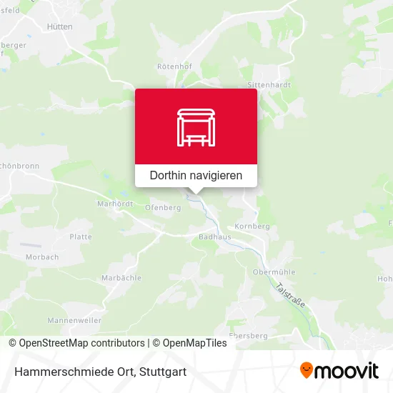 Hammerschmiede Ort Karte