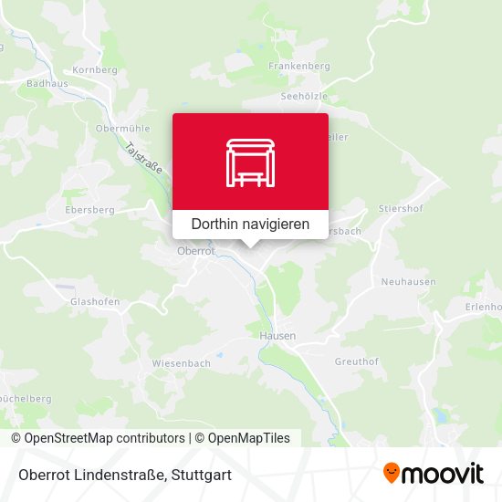 Oberrot Lindenstraße Karte