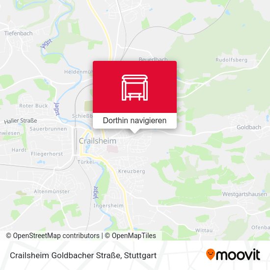 Crailsheim Goldbacher Straße Karte