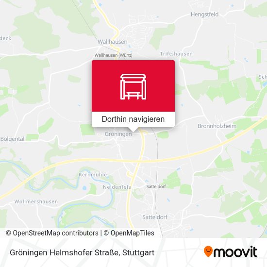 Gröningen Helmshofer Straße Karte
