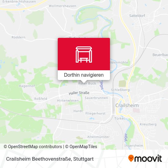 Crailsheim Beethovenstraße Karte