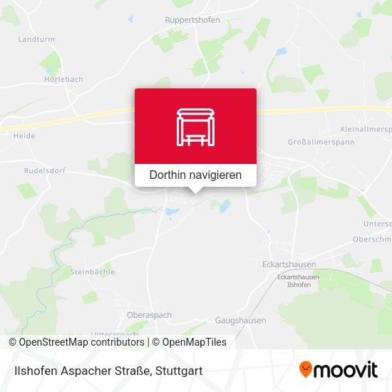 Ilshofen Aspacher Straße Karte
