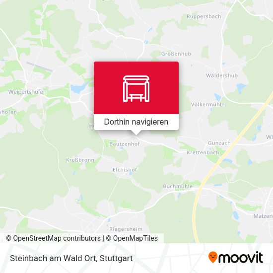 Steinbach am Wald Ort Karte