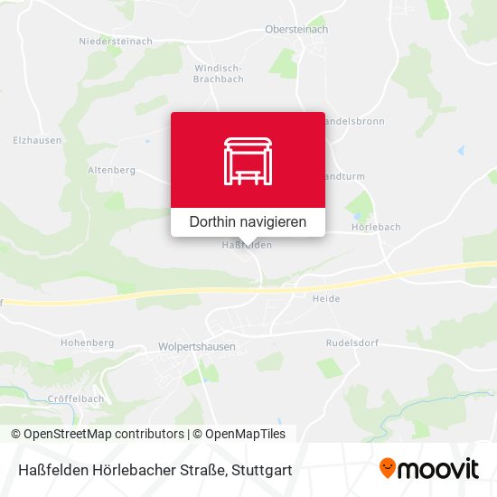 Haßfelden Hörlebacher Straße Karte