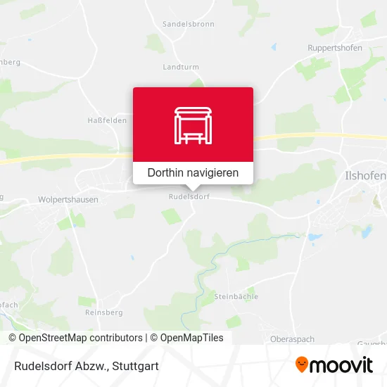 Rudelsdorf Abzw. Karte