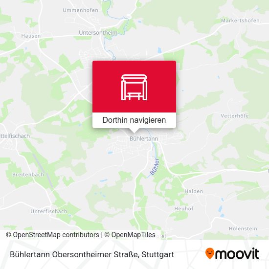 Bühlertann Obersontheimer Straße Karte