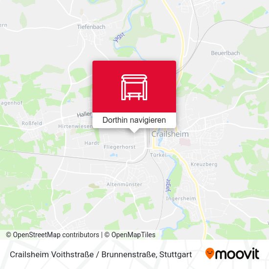 Crailsheim Voithstraße / Brunnenstraße Karte