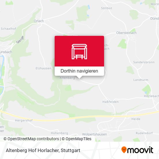 Altenberg Hof Horlacher Karte