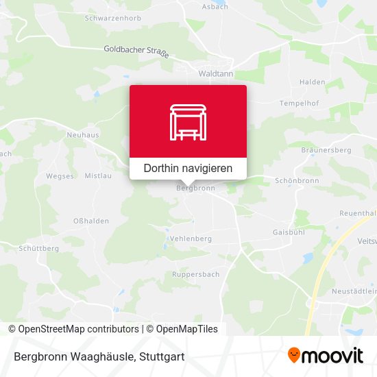Bergbronn Waaghäusle Karte