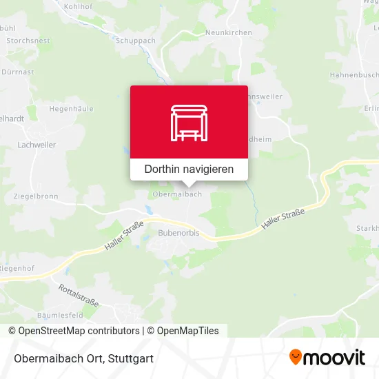 Obermaibach Ort Karte