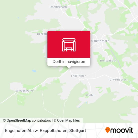 Engelhofen Abzw. Rappoltshofen Karte