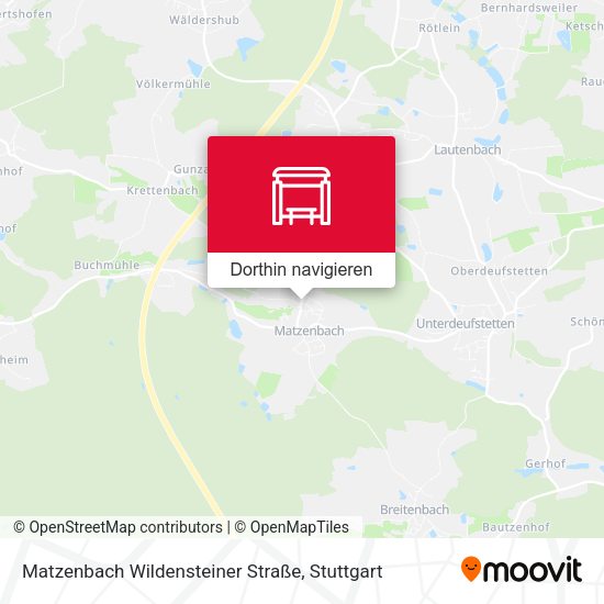 Matzenbach Wildensteiner Straße Karte