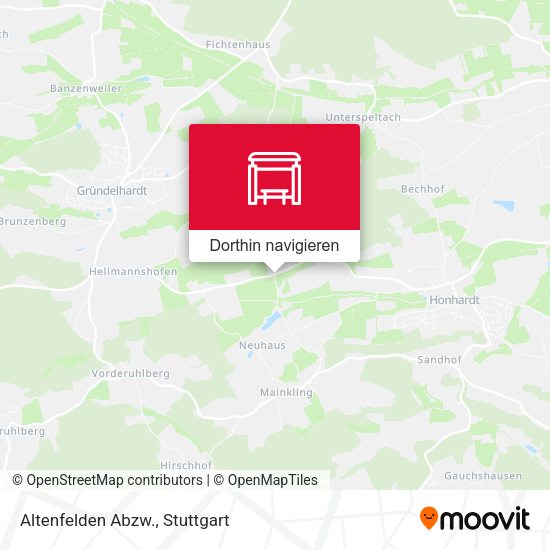 Altenfelden Abzw. Karte