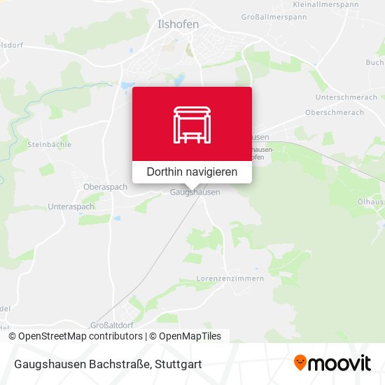 Gaugshausen Bachstraße Karte