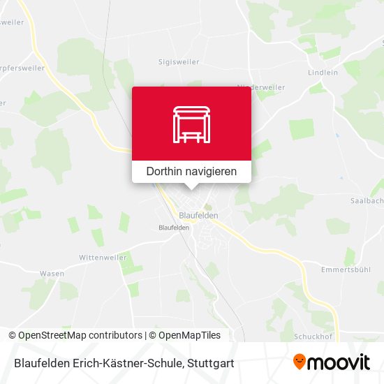 Blaufelden Erich-Kästner-Schule Karte