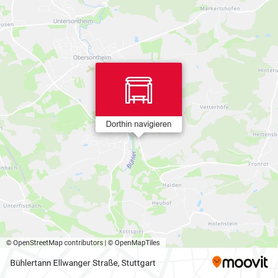 Bühlertann Ellwanger Straße Karte