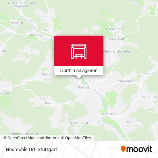 Neumühle Ort Karte