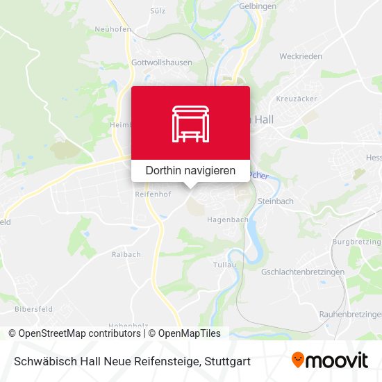 Schwäbisch Hall Neue Reifensteige Karte