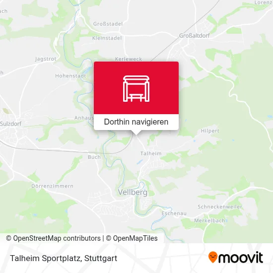 Talheim Sportplatz Karte