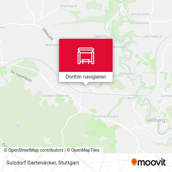 Sulzdorf Gartenäcker Karte
