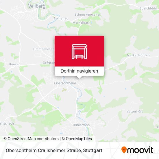 Obersontheim Crailsheimer Straße Karte