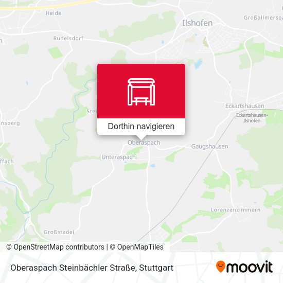 Oberaspach Steinbächler Straße Karte