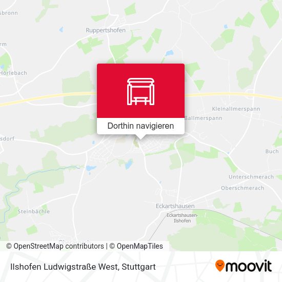 Ilshofen Ludwigstraße West Karte