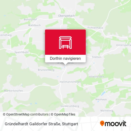 Gründelhardt Gaildorfer Straße Karte