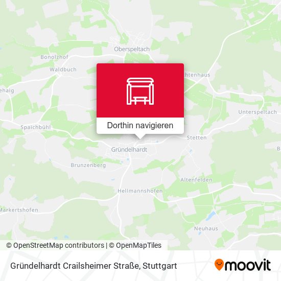 Gründelhardt Crailsheimer Straße Karte