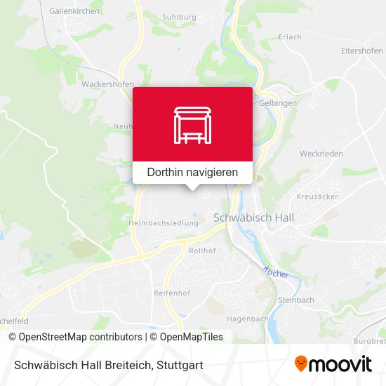 Schwäbisch Hall Breiteich Karte