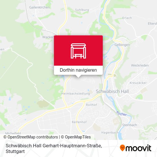 Schwäbisch Hall Gerhart-Hauptmann-Straße Karte