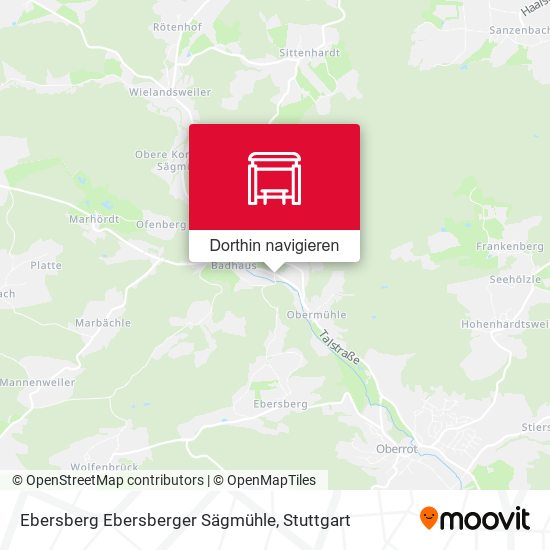 Ebersberg Ebersberger Sägmühle Karte