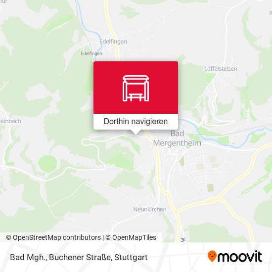 Bad Mgh., Buchener Straße Karte