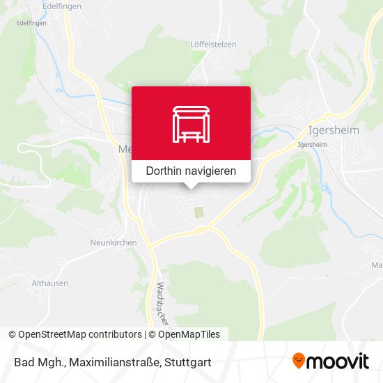 Bad Mgh., Maximilianstraße Karte