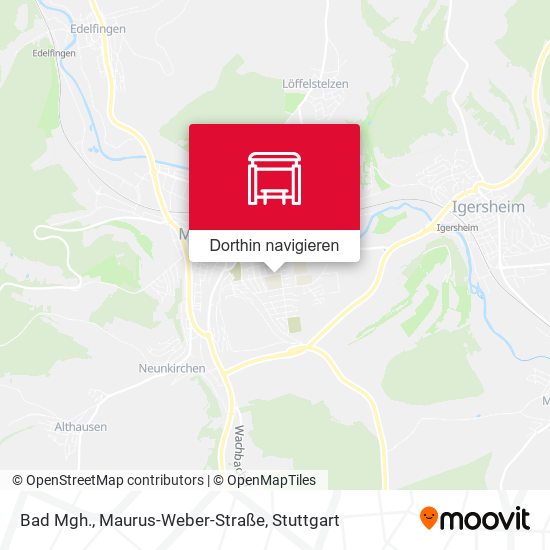 Bad Mgh., Maurus-Weber-Straße Karte